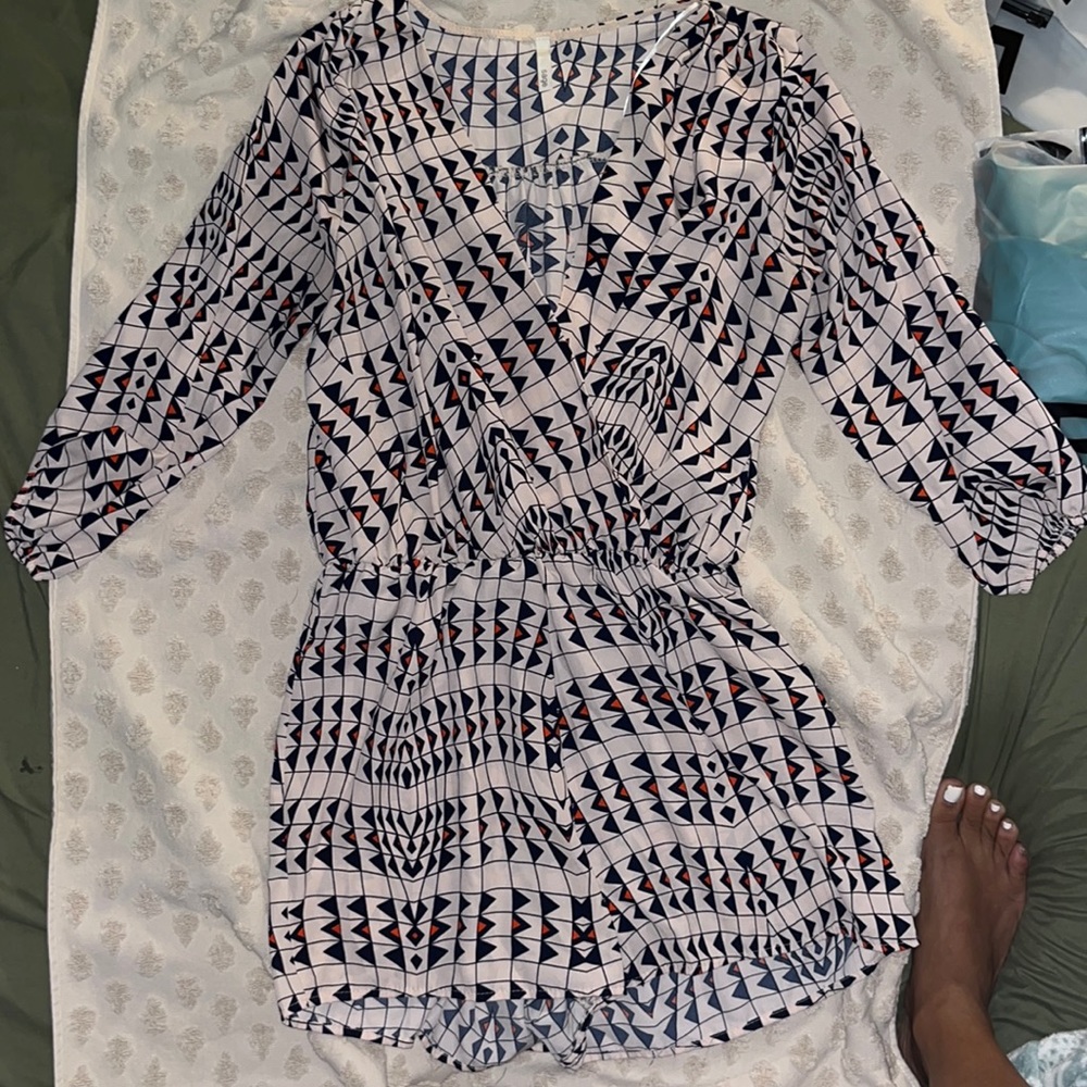 Triangle style romper
